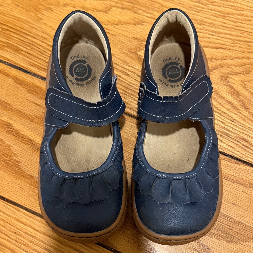 Livie & Luca Navy Mary Jane Dress Shoes